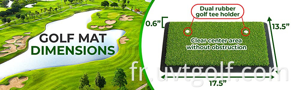 Dimensions de tapis de golf